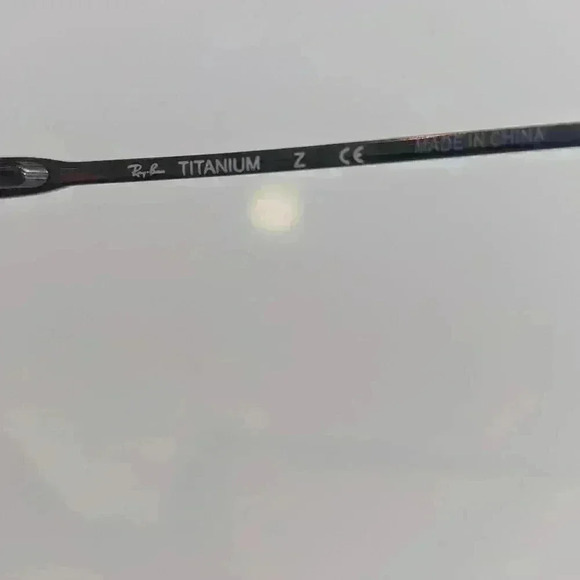 Ray-Ban Eyeglasses RB 1002T 3001 Titanium Gunmetal Half Rim Frame 45[]17 120 - Picture 5 of 9